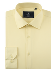 Stretch Must Have Solid Dress Shirt - Yellow