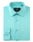 Stretch Must Have Solid Dress Shirt - Mint